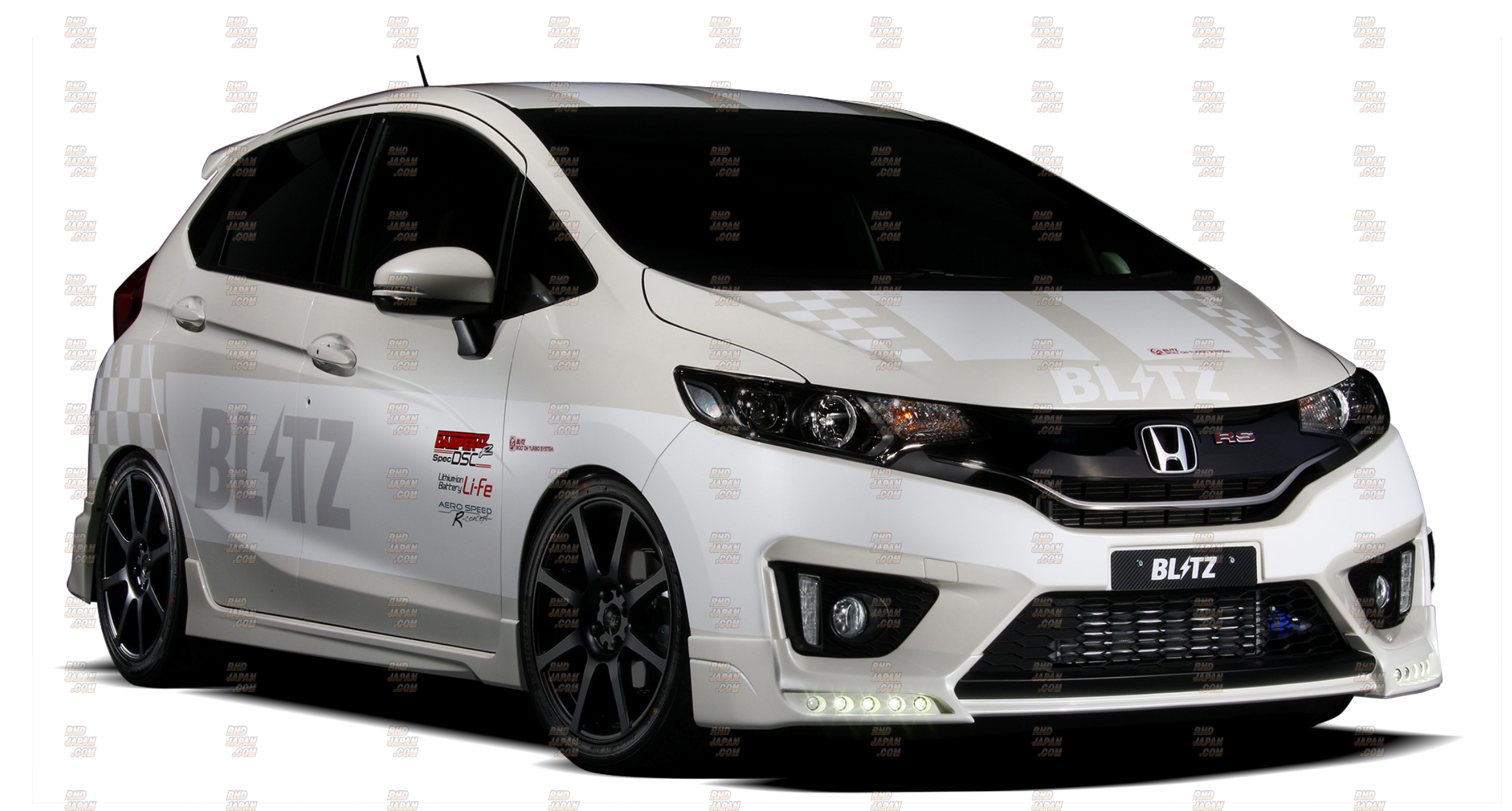 Blitz Aero Speed R-Concept Front Lip Spoiler Day Light Set - Fit